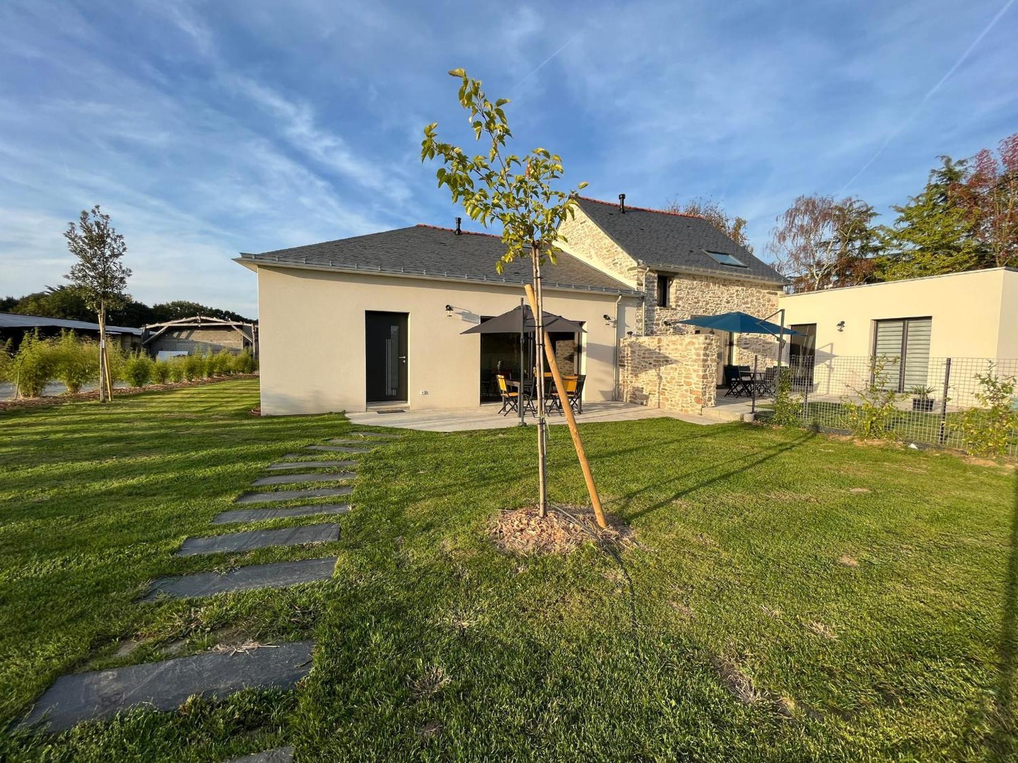 Gite Familial Renove, Proche Canal, Terrasse, Jardin, Et Verger Commun, A 20 Km De Nantes - Fr-1-306-1262 Nort-sur-Erdre  Ngoại thất bức ảnh